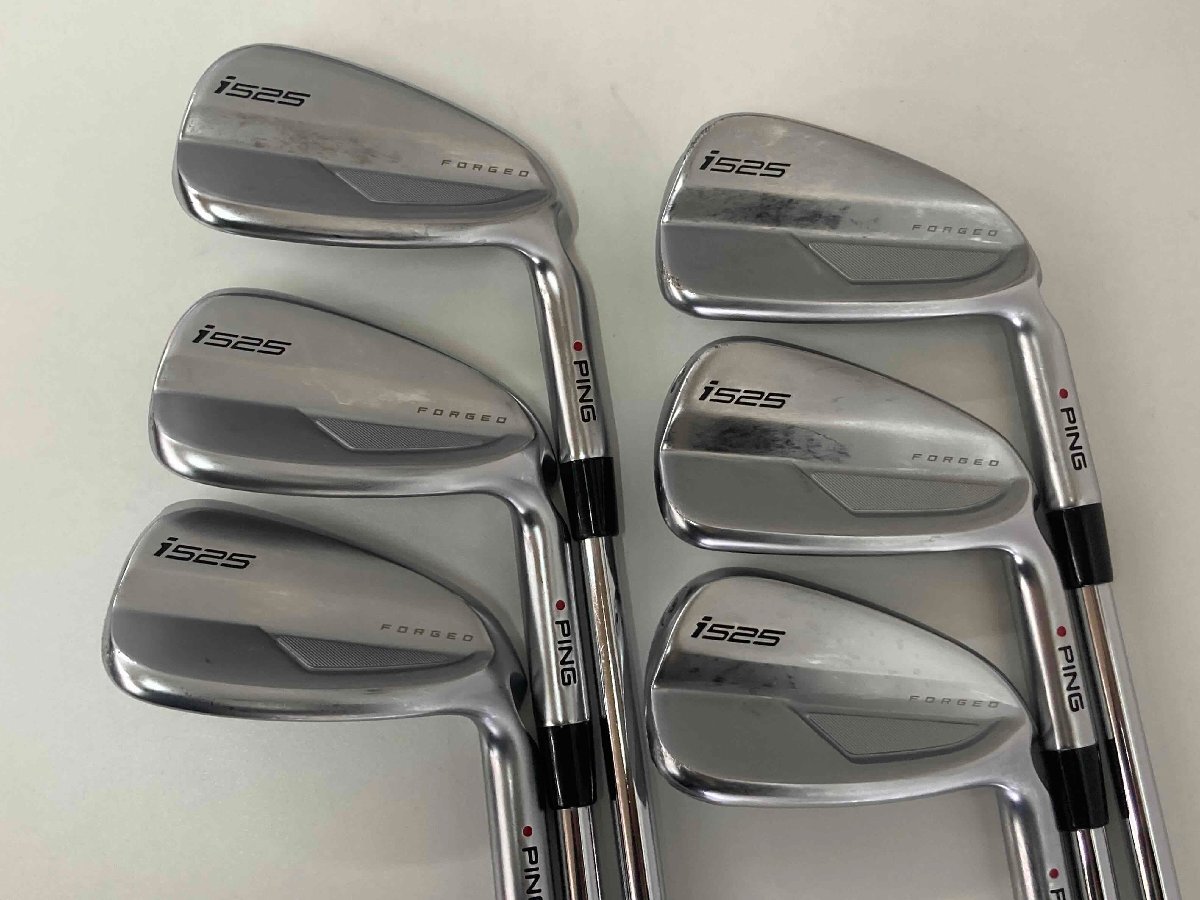 PING/i525 (カラーコード:レッド) アイアン/Dynamic Gold TOUR ISSUE(S200フレックス)/6本#6-9,U,W拍卖