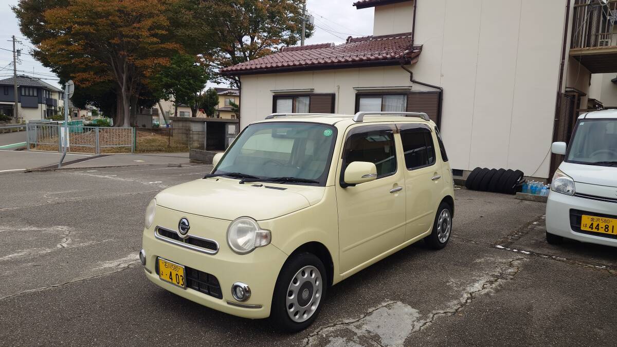 動画説明!石川県!外装内装美車!大切に乗られた感有!後期型25年 ミラココア プラス 車検8年10月27日 エコアイドル スマートキー 快適!快調!拍卖