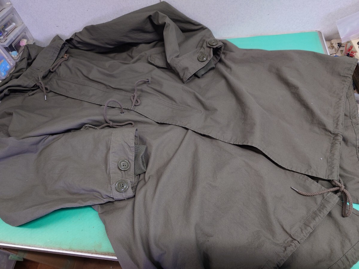 ● PARKA SHELL M-1951 モデル 防寒用コート モッズコート モッズパーカー 青島コート シェルパーカー ライナー付 MEDIUM 中古 ③拍卖