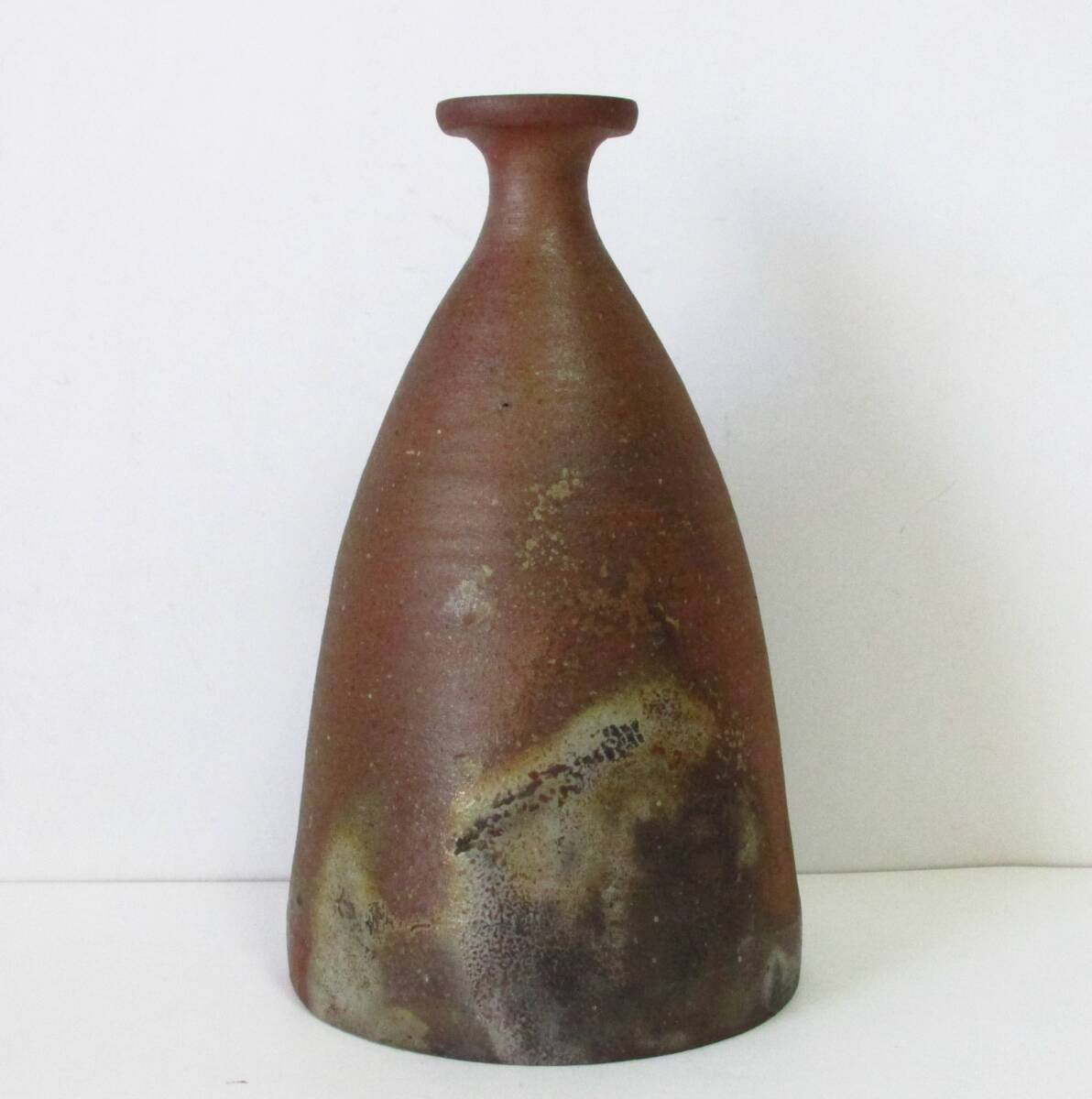 ○清雅○ 木村宏造 備前焼 一輪花入 少し大型拍卖