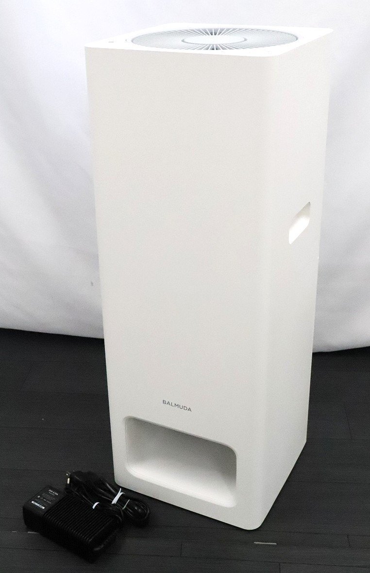 【行董】BALMUDA バルミューダ A01A-WH The Pure 空気清浄機 通電簡易動作確認済 ホワイト AX111ABH17拍卖