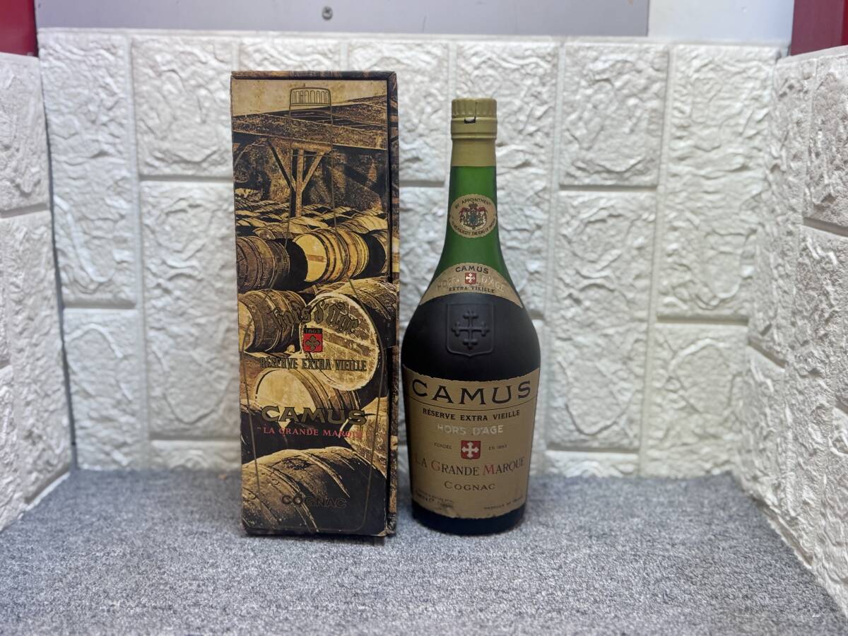 【1円~】CAMUS カミュ RESERVE EXTRA エクストラ HORS D'AGE オルダージュ LA GRANDE MARQUE 700ml 40度 未開封品 箱付き拍卖