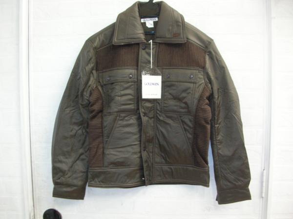 【希少品】ゴールドウィン【中綿入りジャンパー】Mサイズ★ダークブラウン★コーデュロイ拍卖