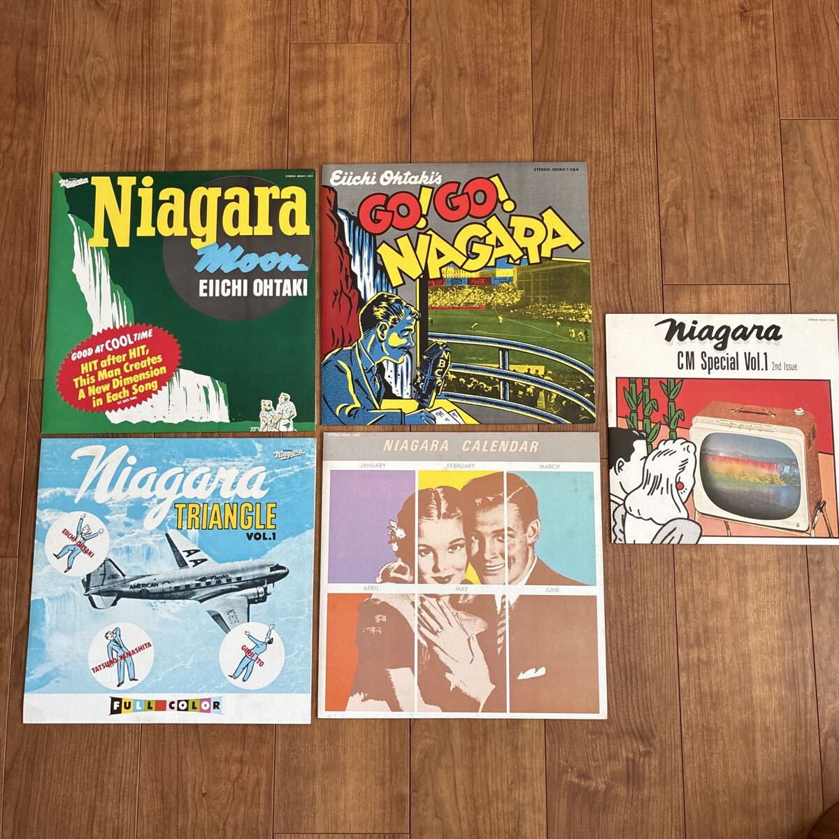 大滝詠一/NIAGARA VOXからアナログ盤5枚/ペラジャケット/山下達郎/伊藤銀次/鈴木茂/細野晴臣/坂本龍一/林立夫/松任谷正隆/吉田美奈子/EPO拍卖