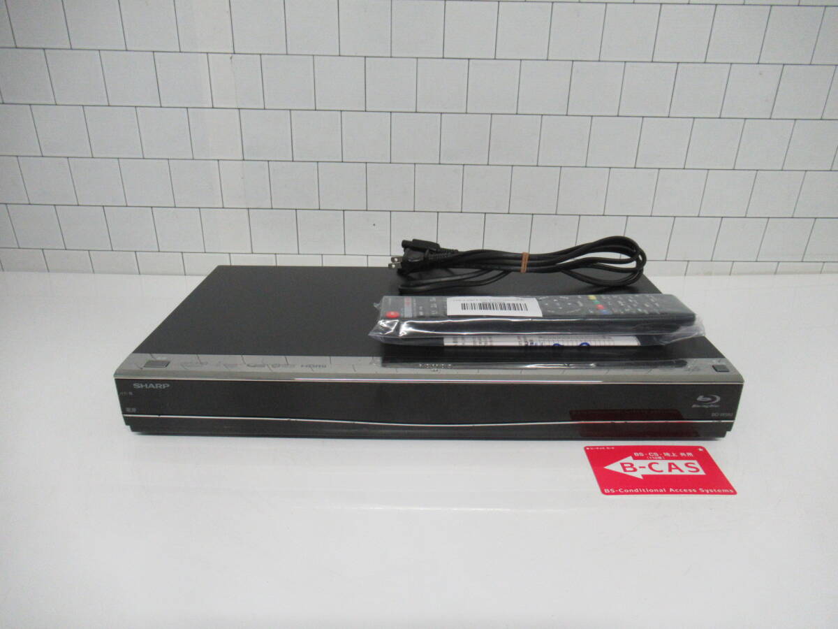 ◆◇◆◇動作確認済 500GB 2番組同時録画 SHARP シャープ AQUOS ブルーレイレコーダー BD-W560 新品リモコン 送料込◇◆◇◆拍卖