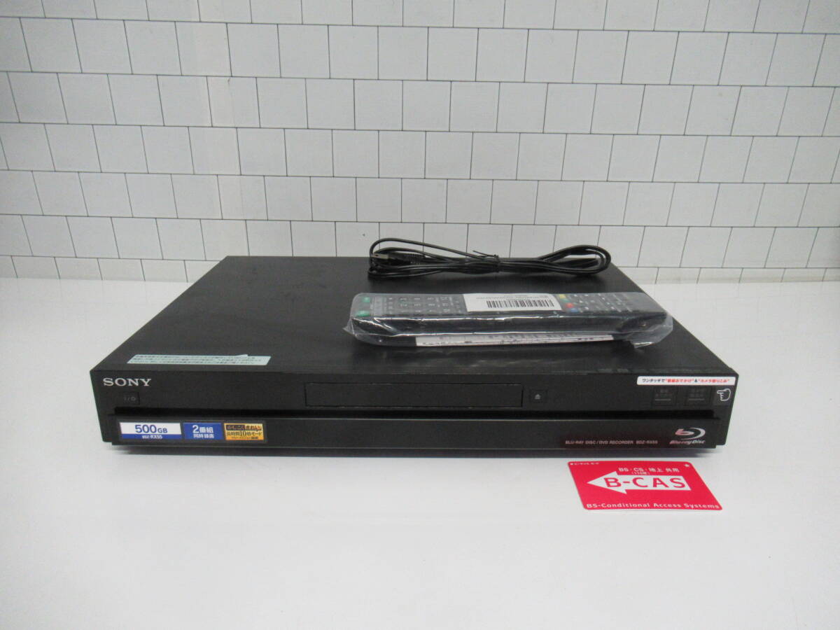 ◆◇◆◇動作確認済 500GB 2番組同時録画 ソニー SONY HDD搭載ブルーレイディスクレコーダー BDZ-RX55◇◆◇◆拍卖