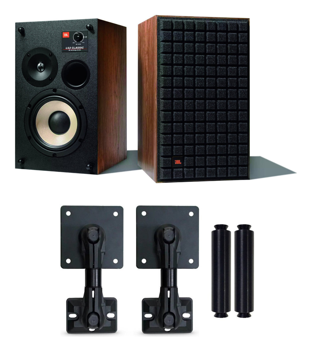 即決◆新品◆送料無料JBL L52 Classic/BLK+MTC-U1 BK 2個+MTC-S4 BK 2個 ブラケット/+延長シャフト スピーカー ブラック(ペア)拍卖