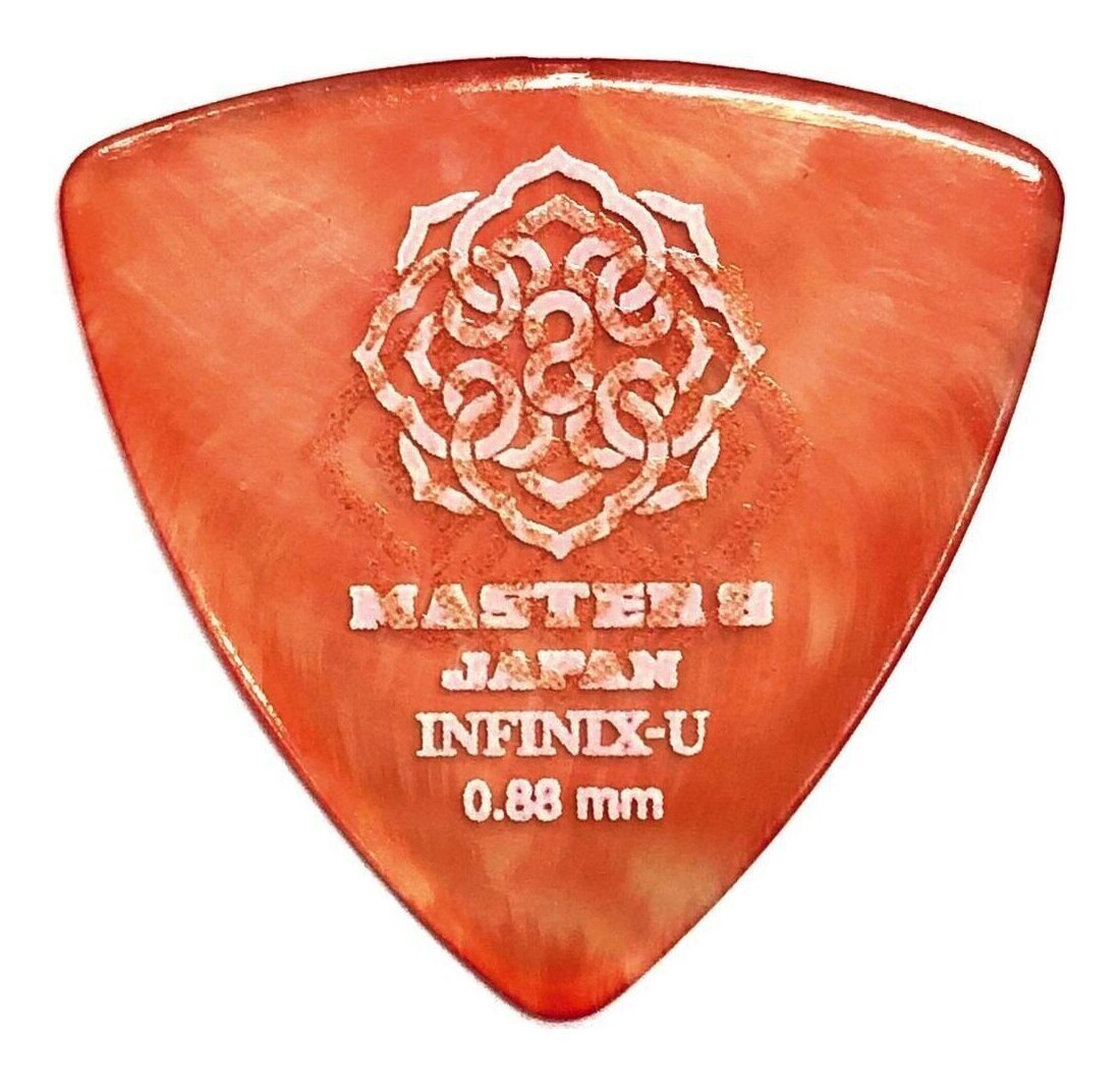 即決◆新品◆送料無料MASTER8 JAPAN IFU-TR088/10枚セット INFINIX-U 三角 0.88mm HARD GRIP 滑り止め加工 ギターピック/メール便拍卖