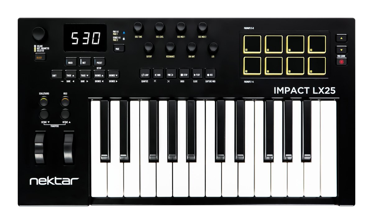 即決◆新品◆送料無料Nektar Impact LX25 mk3 ネクター 25鍵盤 USB MIDIキーボード / コントローラー拍卖