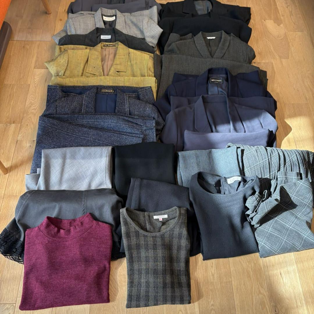 レディース服まとめ売り MISS PARISなど 毛・ウールなど ジャケット・セットアップ・パンツ・スカートなど レディース拍卖