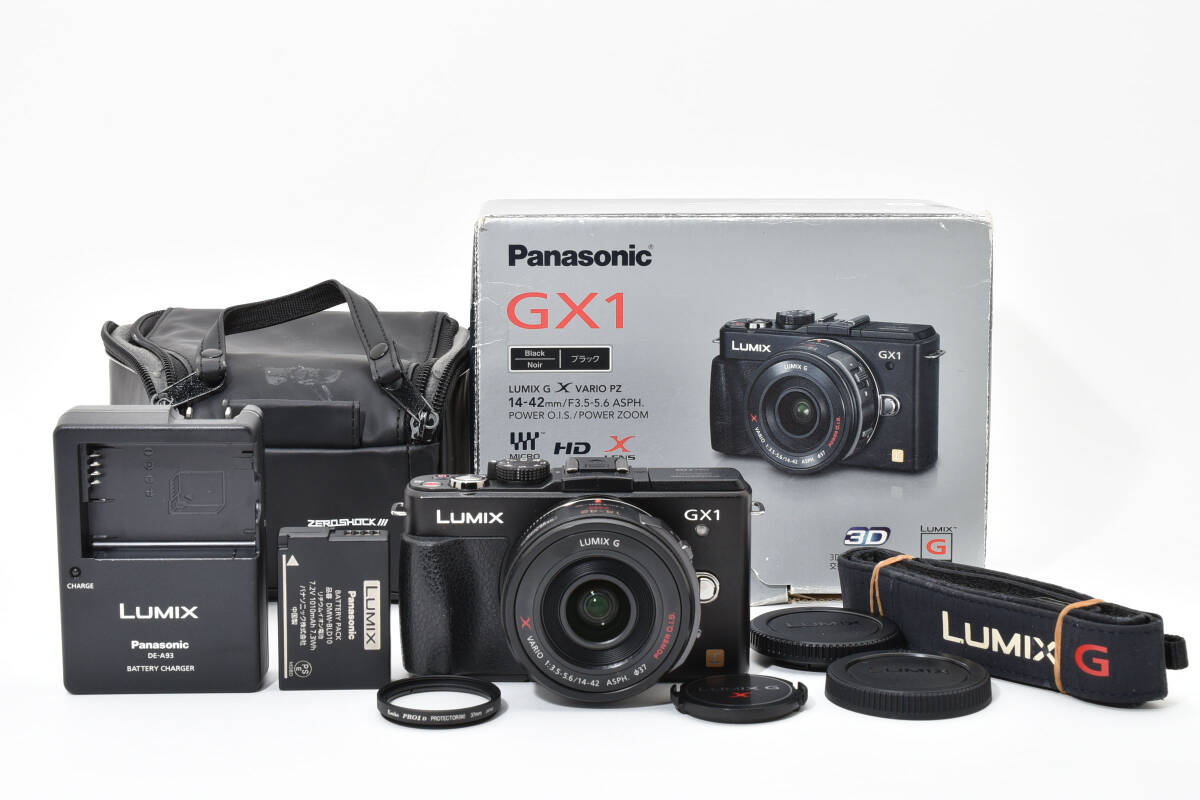 ★美品★ パナソニック Panasonic LUMIX DMC-GX1 + VARIO 14-42mm F3.5-5.6 ASPH. キレイ 完動 ◆259拍卖
