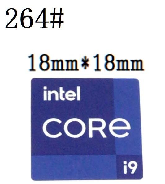 264# 第十一代【intel CORE i9】エンブレムシール ■18*18㎜■ 条件付き送料無料拍卖