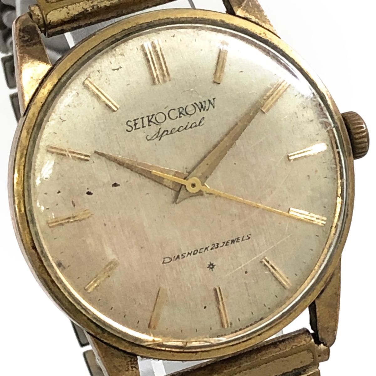 SEIKO Crown special セイコー クラウン スペシャル 腕時計 J14100E 手巻き 機械式 ALL GOLD FILLED 54g ゴールド ヴィンテージ 23石拍卖