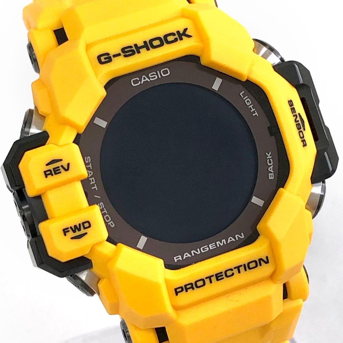 超美品 CASIO カシオ G-SHOCK ジーショック RANGEMAN レンジマン 腕時計 GPR-H1000-9JR 電波ソーラー GPS Bluetooth MASTER OF G イエロー拍卖