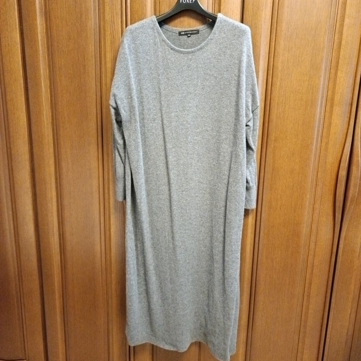 23区 小さいサイズ ウールカシミヤオーバーサイズニットワンピース 32拍卖