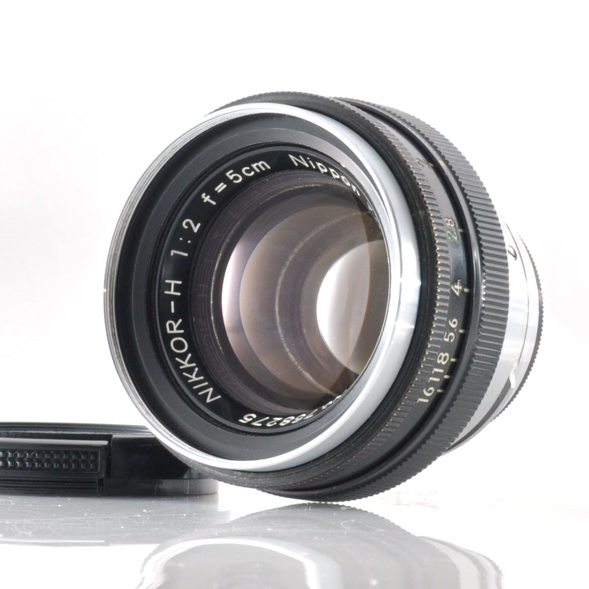 【ニコン】NIKKOR-H 5cm F2 Sマウント 黒鏡胴 NIPPON KOGAKU 日本光学 #P034拍卖