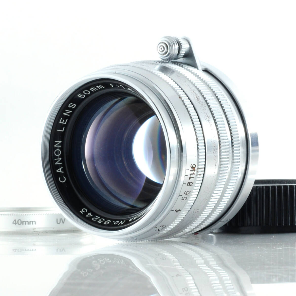 【キヤノン】Canon LENS 50mm F1.8 単焦点 LTM L39 Leicaマウント #P044拍卖