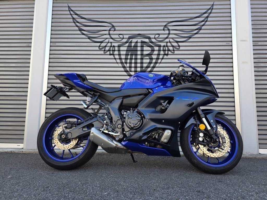 YAMAHA 2022年 YZF-R7 ブルー 多数オプションパーツ ワンオーナー車 兵庫 神戸 拍卖