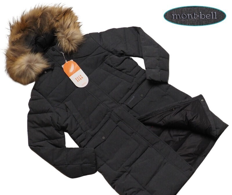 新品正規55000円 mont-bell モンベル 撥水透湿 RDSダックダウン Camilla ダウンジャケット レディース100(L)グレー(CHARCOAL GRAY) WWDK811拍卖
