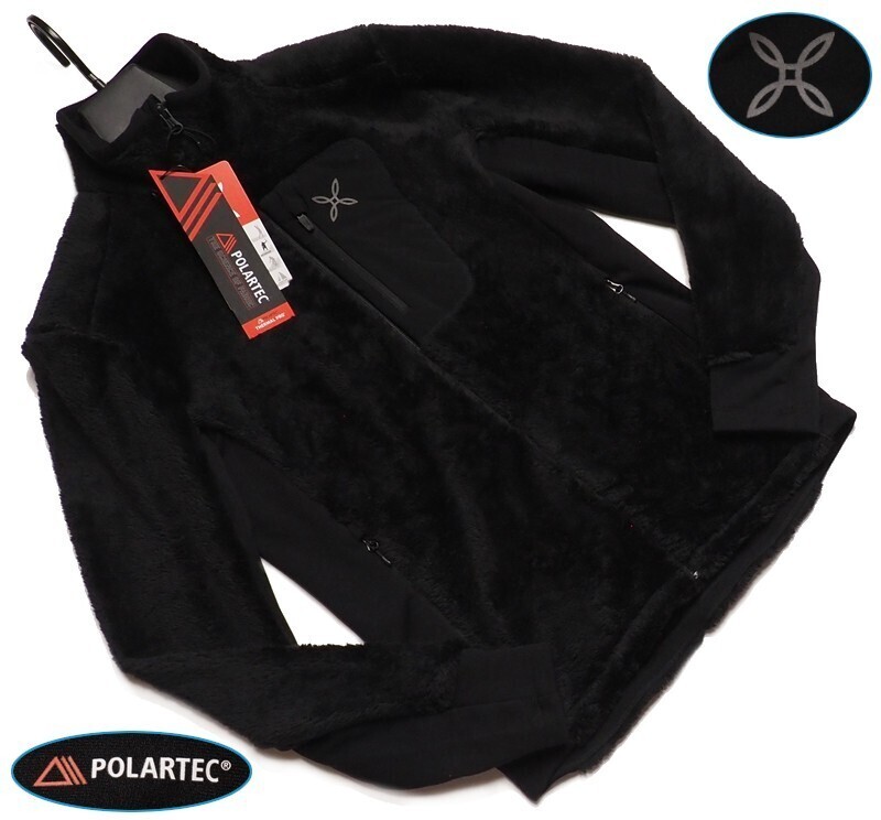 新品正規37400円 MONTURA モンチュラ POLARTEC社生地 REMIND シェルパ フリース/ジャケット メンズLブラック(90) イタリア発ブランド拍卖