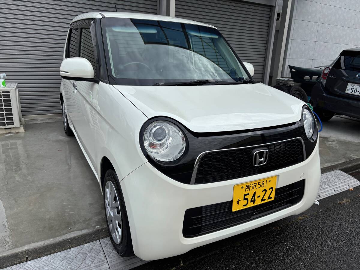 ツアラー ターボ 黒内装 車検R8年1月まで 諸費用ゼロ サイバーナビ ETC CVTF交換済み 埼玉発 ホンダ N-ONE 機関好調拍卖