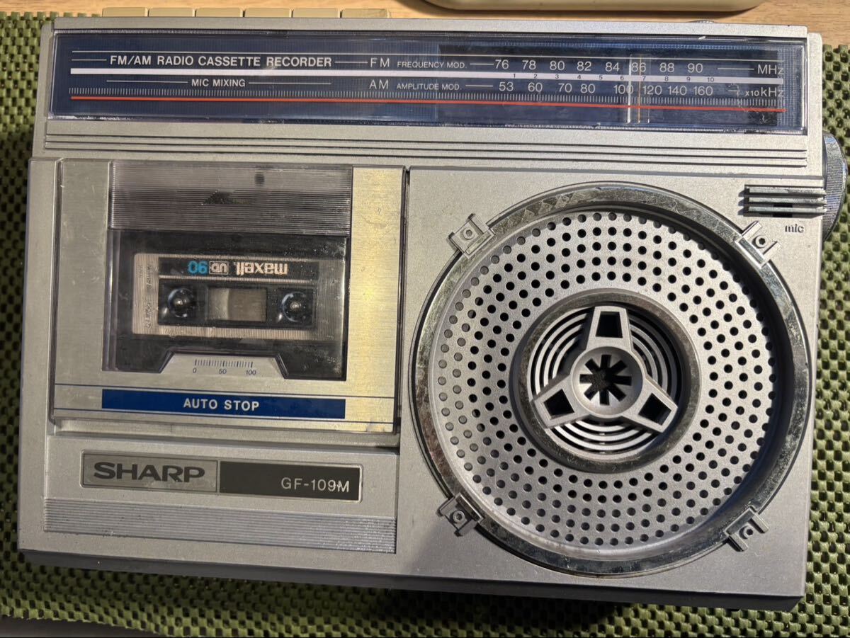 ジャンク品 昭和レトロ ラジカセ GF-109M拍卖