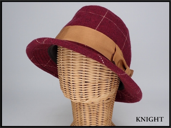 CA4LA 中折れハット・L/59cm★カシラ/ウール/帽子/メンズ/25神5-14拍卖