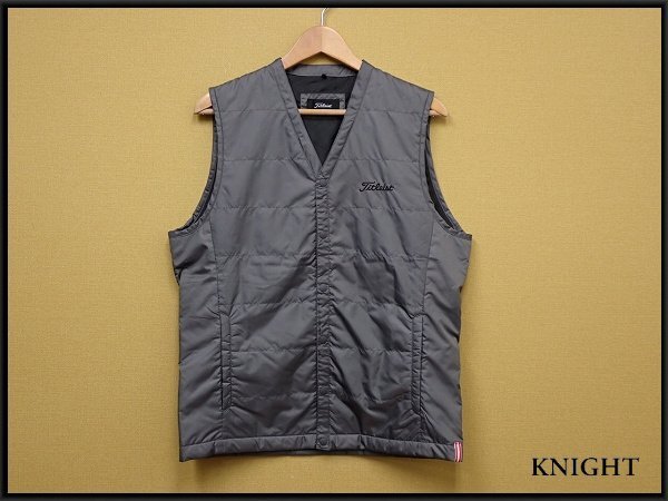 Titleist 中綿ベスト・M□タイトリスト/ゴルフ/メンズ/@A2/25霜4-32拍卖