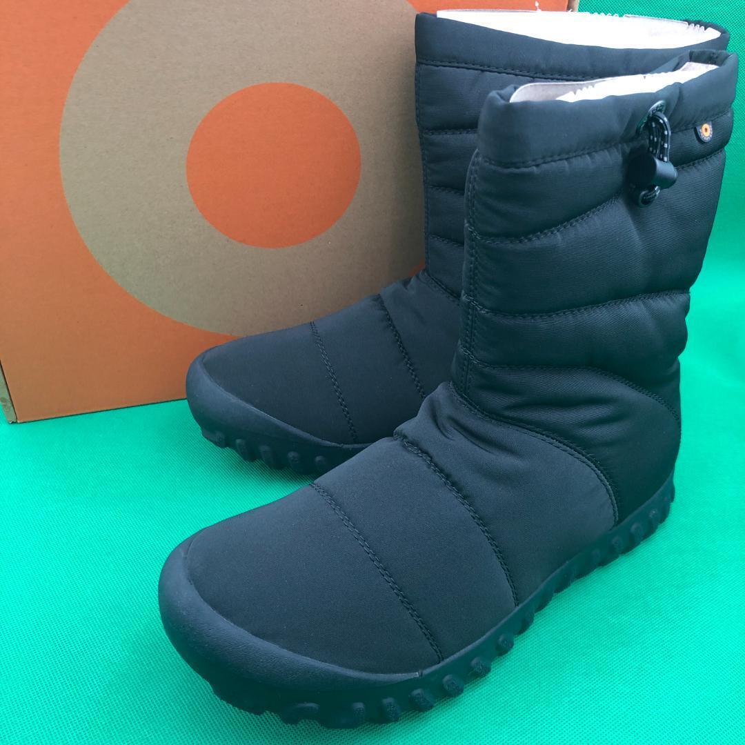 BOGS(ボグス)B-パフィー ミッド スノーブーツ 28cm ブラック 定価21450円★新品 送料無料★防寒 防水 防滑 雪道 冬靴 5748499拍卖