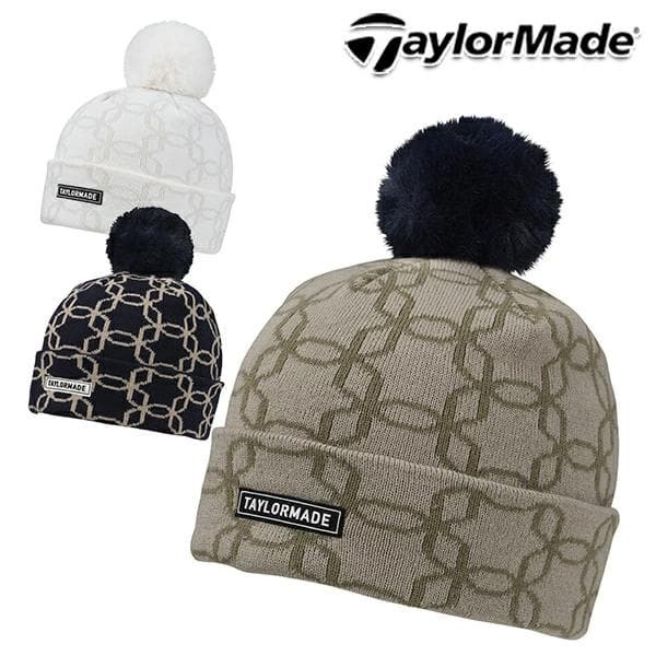 TAYLORMADE(テーラーメイド)ゴルフ レディース ニットキャップ 定価5500円★新品 送料無料★帽子 キャップ ビーニー 防寒 5712339拍卖