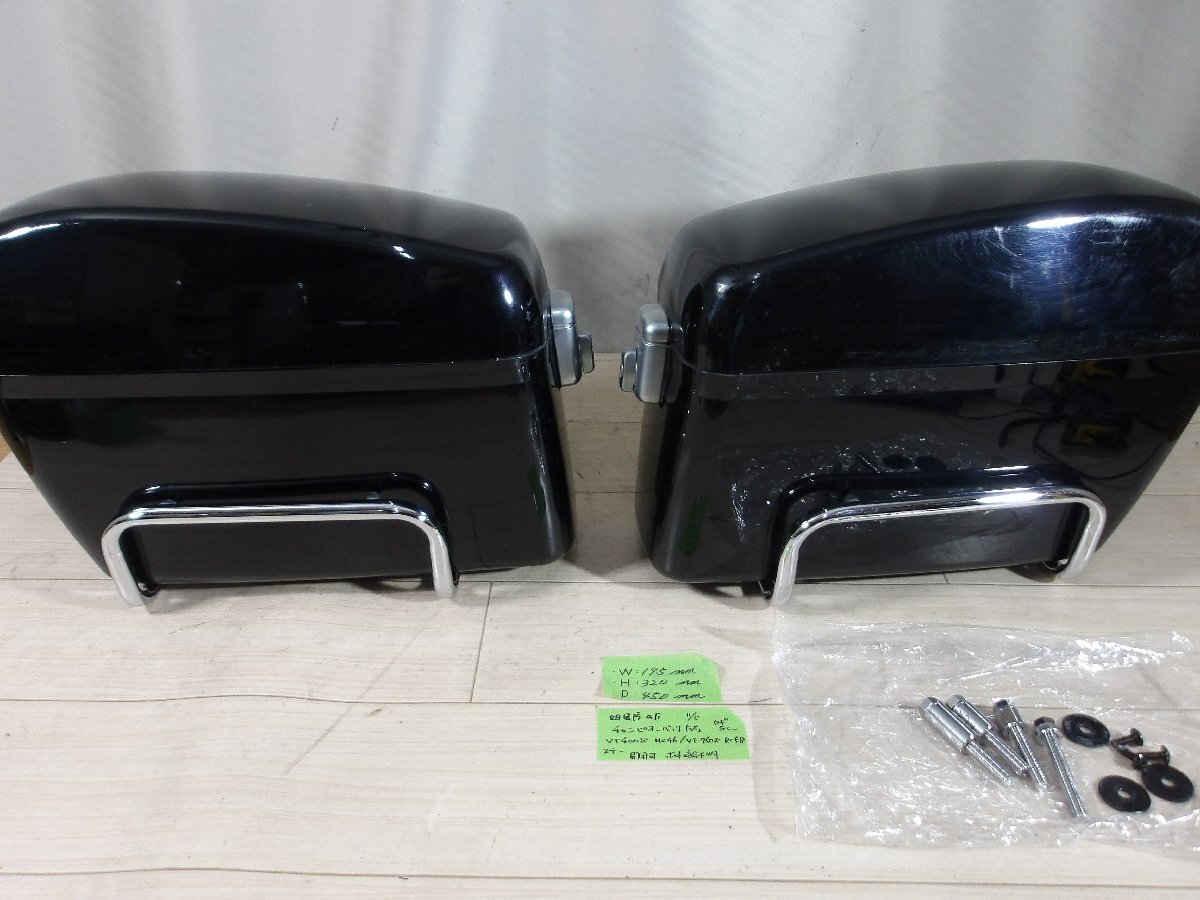 中古パーツ程度B アサヒ風防旭風防社製 ホンダVT400S(NC46)VT750S(RC58)などのステー付き チャンピオンバッグ パニアケース 鍵無拍卖