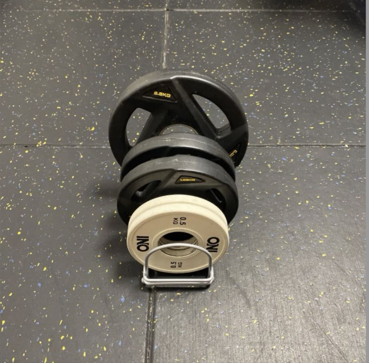 【新品】バーベルプレート(2.5㎏以下)収納ラック ストレージ拍卖