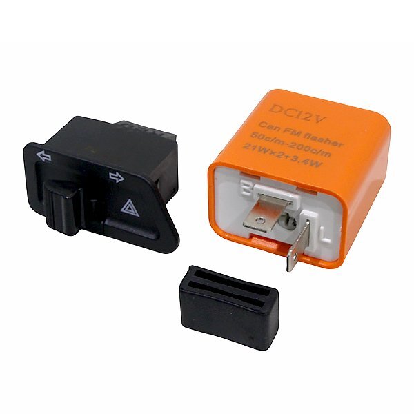 スーパーカブ110 JA07 Dio AF27 AF28 AF34 AF35 AF62 AF68 スズキ アドレス125 DT11A ハザード機能付 ウィンカースイッチ ウインカーリレー拍卖