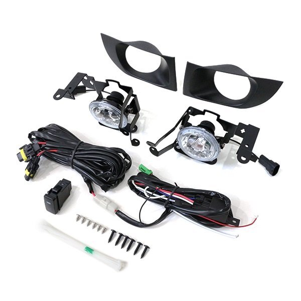 トヨタ プロボックス 50系 H17/5~H25/10 フォグランプ ユニット フォグライトカバー リレーハーネス スイッチ付 H3 バルブ 後付け拍卖