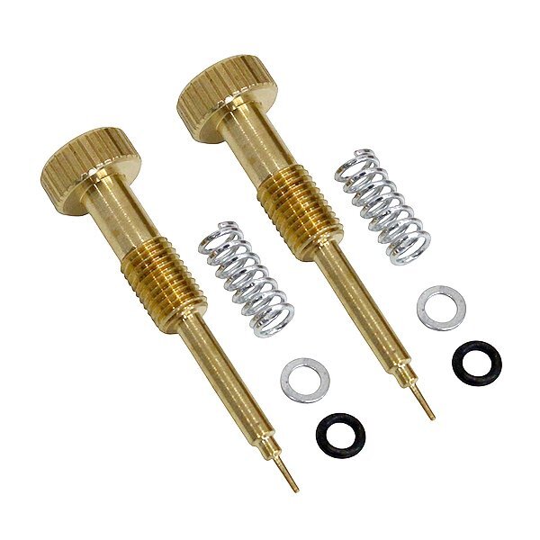 キャブレター パイロットスクリュー ケイヒン CVK30/32/34/36/CV40 2個 セット エアスクリュー 社外品 KAWASAKI EX-4拍卖