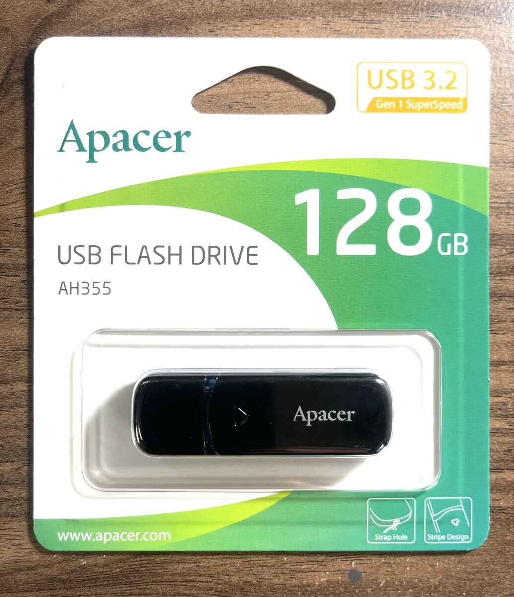 USBメモリー128GB 3.2 Apacerブランド キャップ式拍卖