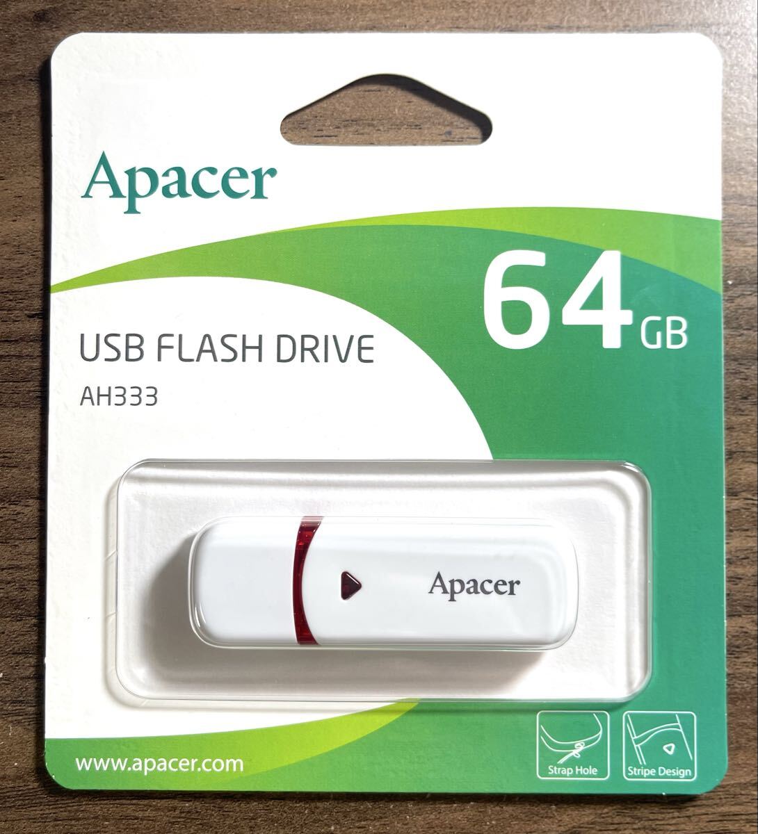 USBメモリー64GB Apacerブランド キャップ式拍卖