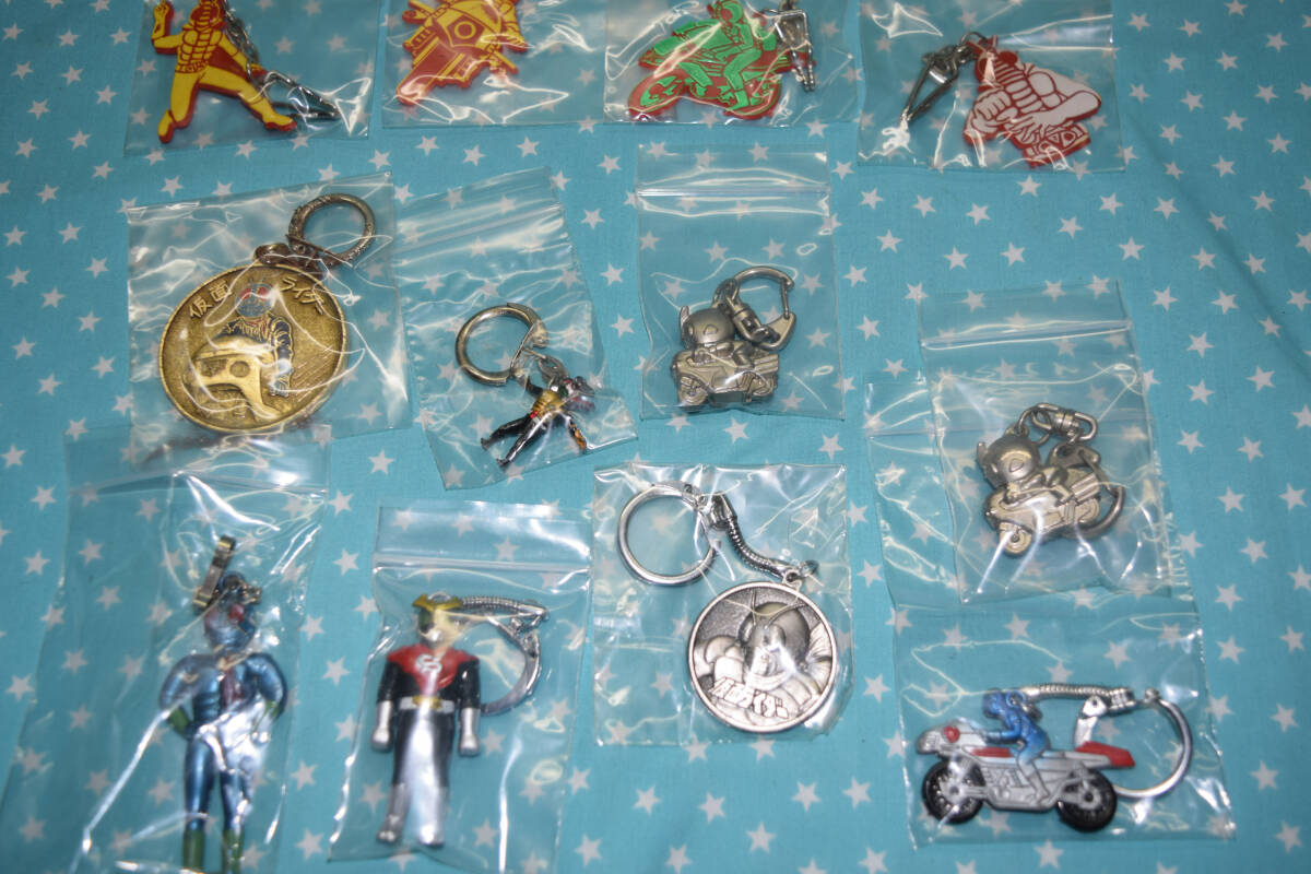 1596】当時 仮面ライダー・V3 キーホルダー 12個セット★パチもの 絶版 丸越 バンダイ ビンテージ マスダヤ タカトク ポピー 文具 珍品拍卖