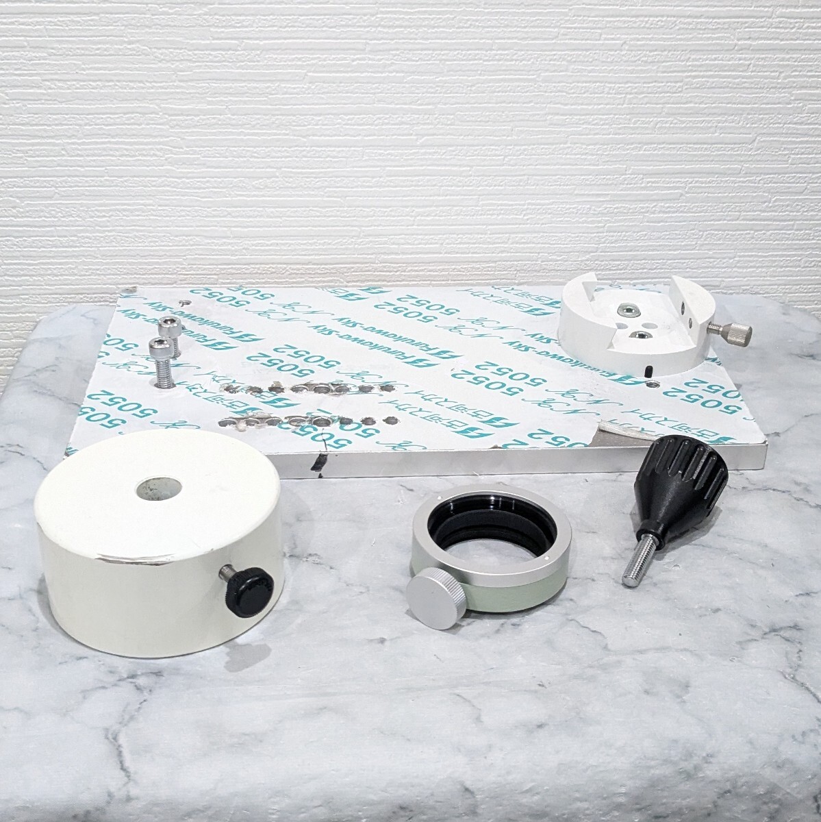 タカハシ 高橋製作所パーツ使用 自作マルチプレートセット バランスウェイト 約3キロ カメラ回転装置 天体望遠鏡部品拍卖