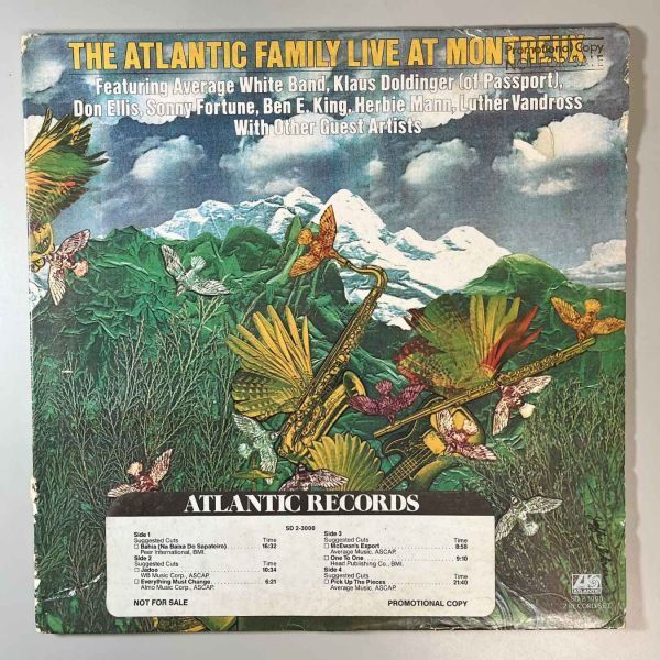 41079★美盤【US盤】 THE ATLANTIC FAMILY LIVE AT MONTREUX ・2枚組拍卖
