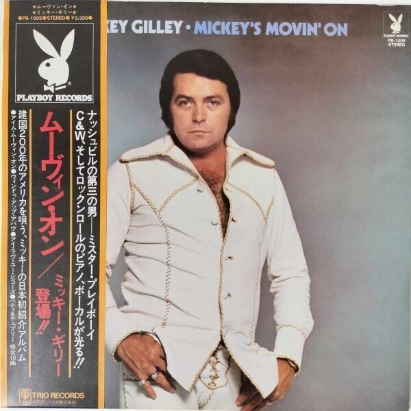 37600【プロモ盤】 Mickey Gilley / Mickey's Movin' On ※帯付き拍卖