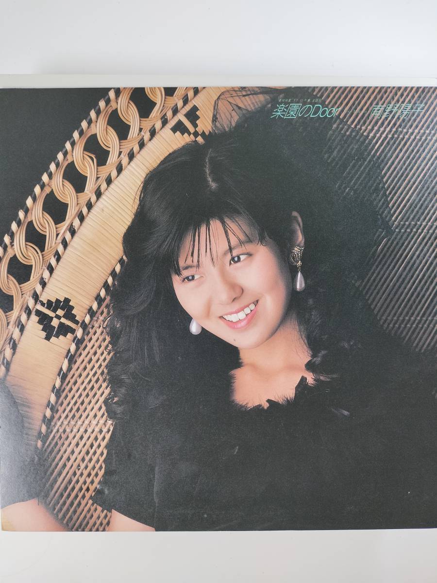 25631 ★美盤 南野陽子/楽園のDOOR ※7inchLP&クリアファイル付拍卖