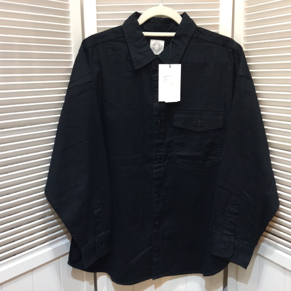 未使用☆ORCIVAL オーチバル SOFT TWILL C.P.Oシャツ レディース 1ダークネイビー OR-B0364-STL拍卖