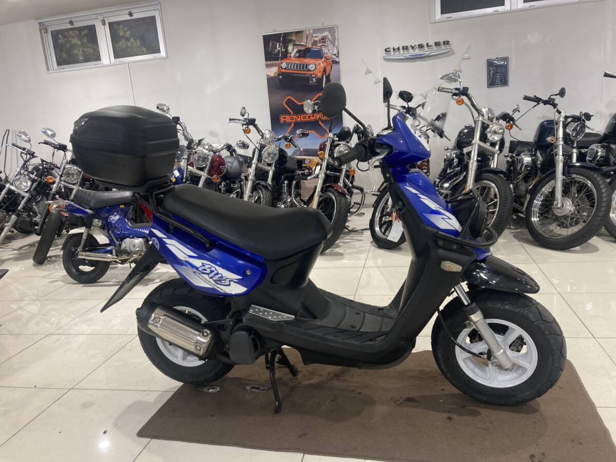 ヤマハ/BW‘S100/4VP/2ストロークエンジン/キャブレター/ヘッドライトガード/サイドスタンド/リアキャリア/リアボックス/現車確認歓迎拍卖