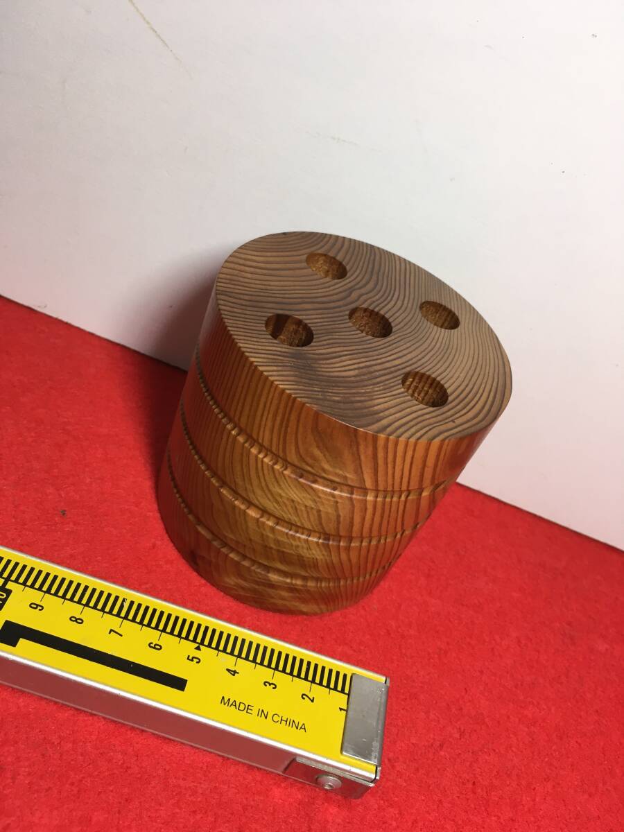 132 鉛筆立て ペン立て スタンド 銘木屋久杉工芸品 インテリア家具 世界遺産拍卖