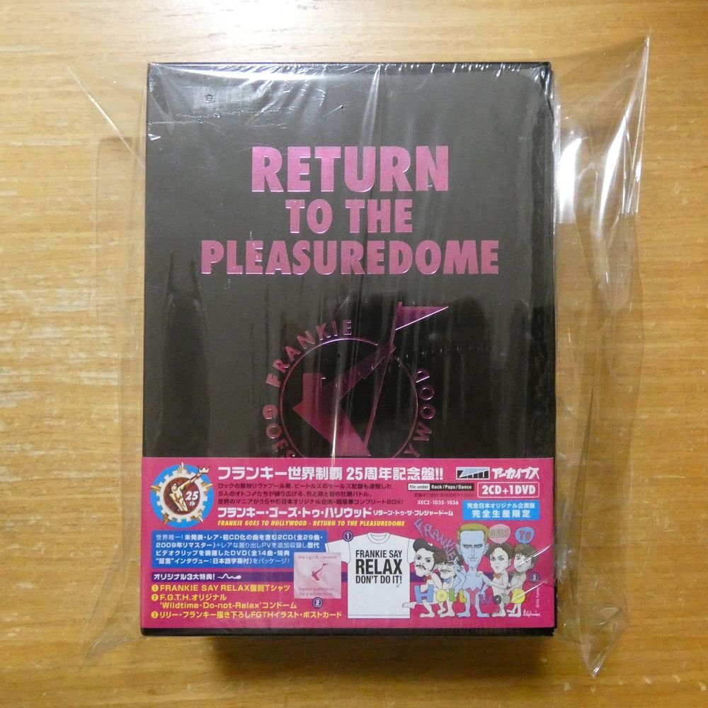 4580132732612;【2CD+DVDBOX】フランキー・ゴーズ・トゥ・ハリウッド / リターン・トゥ・ザ・プレジャードーム XECZ-1035-1036拍卖