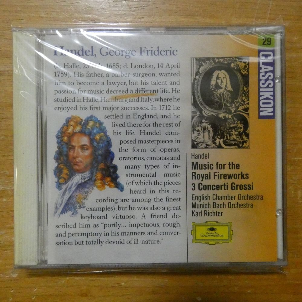 028943940825;【未開封/CD】RICHTER / HANDEL:MUSIC FOR THE ROYAL FIREWORKS(4394082)拍卖