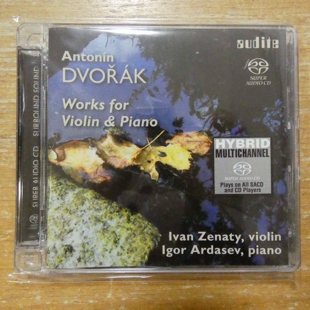 4022143925664;【ハイブリッドSACD】ZENATY/ARDASEV / DVORAK:WORKS FOR VIOLIN&PIANO(audite92.566)拍卖