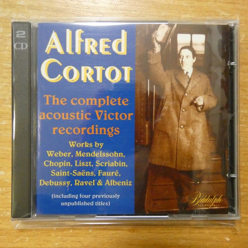 744718201525;【2CD/BIDDULPH】CORTOT / THE COMPLETE ACOUSTIC VICTOR RECORDINGS(LHW01415)拍卖