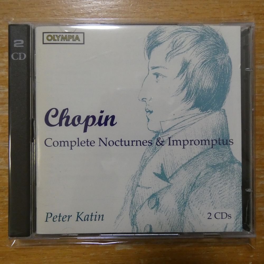 5015524402549;【2CD/英盤/OLYMPIA】KATIN / CHOPIN:COMPLETE NOCTUENES&IMPROMPTUS(OCD254A+B)拍卖